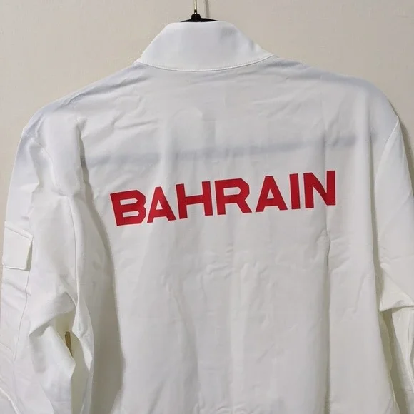 Men's Nike Bahrain International Team Pro Elite Jacket White CI6367-100 Size M - Picture 7 of 9
